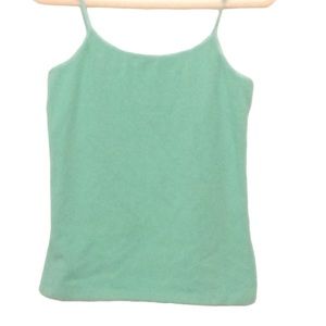 🌞 A.N.A. mint green tank top camisole work out top shelf bra size L